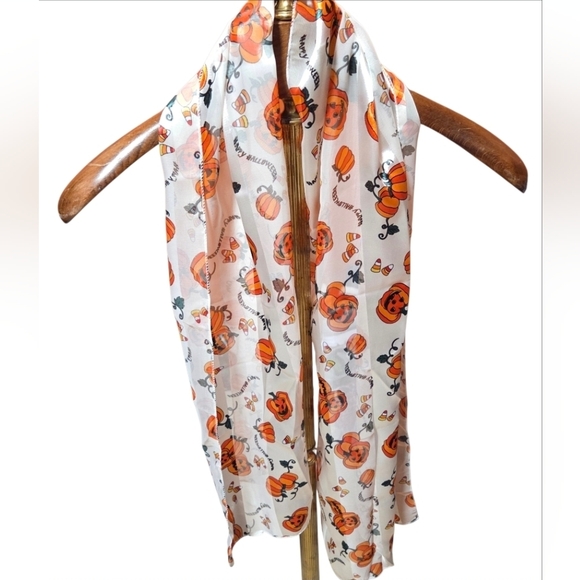 Unbranded Accessories - Halloween Pumpkin Print Scarf